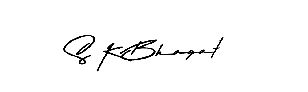 You should practise on your own different ways (Asem Kandis PERSONAL USE) to write your name (S K Bhagat) in signature. don't let someone else do it for you. S K Bhagat signature style 9 images and pictures png