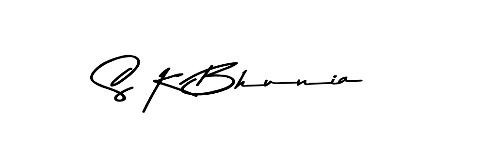 Create a beautiful signature design for name S K Bhunia. With this signature (Asem Kandis PERSONAL USE) fonts, you can make a handwritten signature for free. S K Bhunia signature style 9 images and pictures png