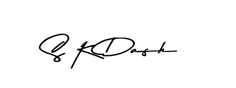 Design your own signature with our free online signature maker. With this signature software, you can create a handwritten (Asem Kandis PERSONAL USE) signature for name S K Dash. S K Dash signature style 9 images and pictures png