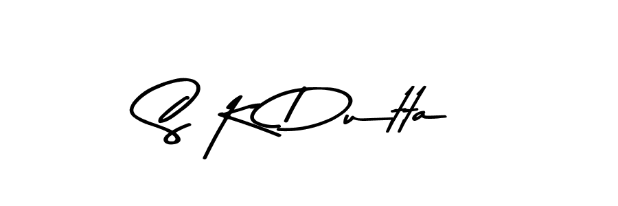 You should practise on your own different ways (Asem Kandis PERSONAL USE) to write your name (S K Dutta) in signature. don't let someone else do it for you. S K Dutta signature style 9 images and pictures png