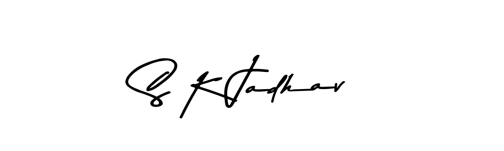 You should practise on your own different ways (Asem Kandis PERSONAL USE) to write your name (S K Jadhav) in signature. don't let someone else do it for you. S K Jadhav signature style 9 images and pictures png