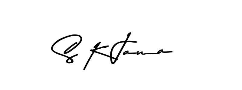 Make a beautiful signature design for name S K Jana. With this signature (Asem Kandis PERSONAL USE) style, you can create a handwritten signature for free. S K Jana signature style 9 images and pictures png