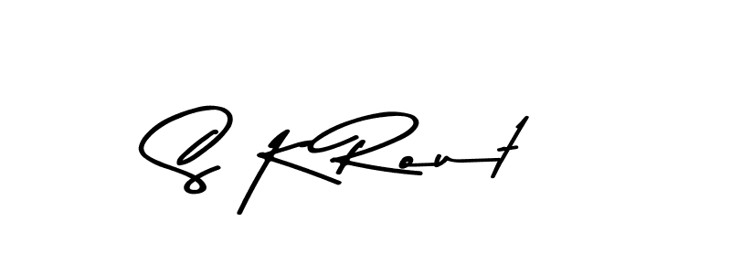 Use a signature maker to create a handwritten signature online. With this signature software, you can design (Asem Kandis PERSONAL USE) your own signature for name S K Rout. S K Rout signature style 9 images and pictures png