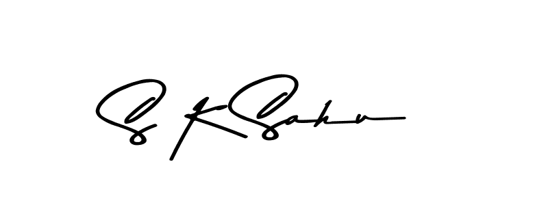 Asem Kandis PERSONAL USE is a professional signature style that is perfect for those who want to add a touch of class to their signature. It is also a great choice for those who want to make their signature more unique. Get S K Sahu name to fancy signature for free. S K Sahu signature style 9 images and pictures png