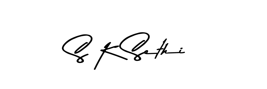 Use a signature maker to create a handwritten signature online. With this signature software, you can design (Asem Kandis PERSONAL USE) your own signature for name S K Sethi. S K Sethi signature style 9 images and pictures png