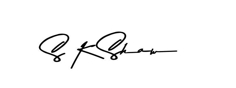 Also You can easily find your signature by using the search form. We will create S K Shaw name handwritten signature images for you free of cost using Asem Kandis PERSONAL USE sign style. S K Shaw signature style 9 images and pictures png