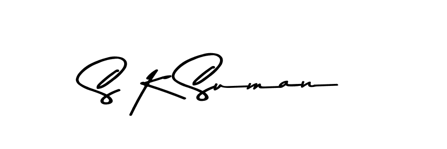 Best and Professional Signature Style for S K Suman. Asem Kandis PERSONAL USE Best Signature Style Collection. S K Suman signature style 9 images and pictures png