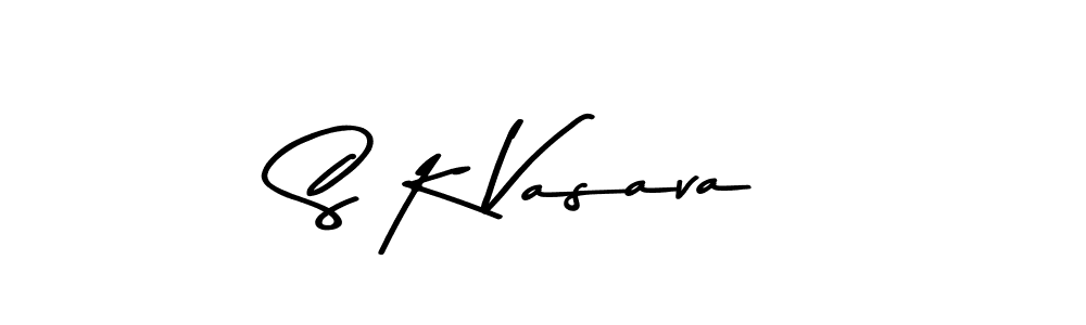 How to make S K Vasava signature? Asem Kandis PERSONAL USE is a professional autograph style. Create handwritten signature for S K Vasava name. S K Vasava signature style 9 images and pictures png