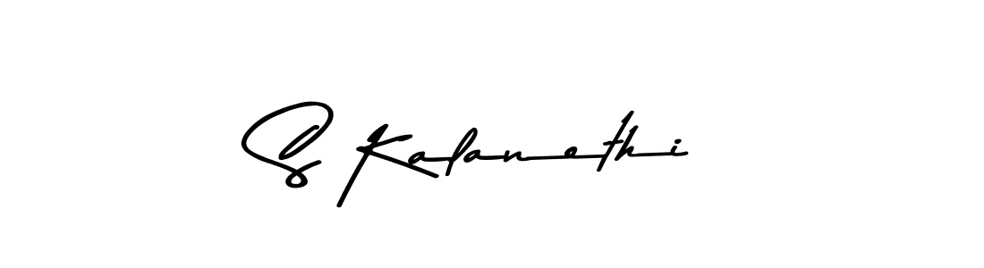 The best way (Asem Kandis PERSONAL USE) to make a short signature is to pick only two or three words in your name. The name S Kalanethi include a total of six letters. For converting this name. S Kalanethi signature style 9 images and pictures png