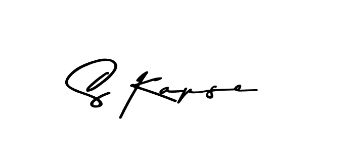 How to Draw S Kapse signature style? Asem Kandis PERSONAL USE is a latest design signature styles for name S Kapse. S Kapse signature style 9 images and pictures png