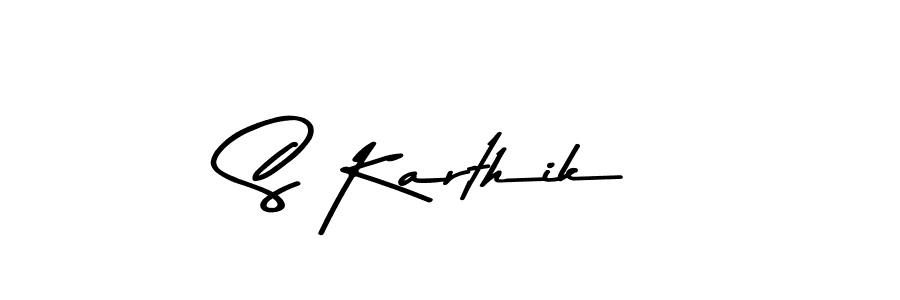 You can use this online signature creator to create a handwritten signature for the name S Karthik. This is the best online autograph maker. S Karthik signature style 9 images and pictures png