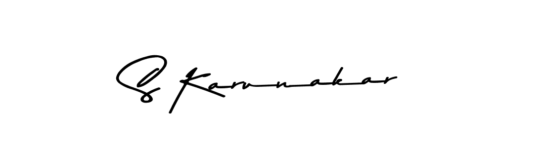 How to make S Karunakar signature? Asem Kandis PERSONAL USE is a professional autograph style. Create handwritten signature for S Karunakar name. S Karunakar signature style 9 images and pictures png