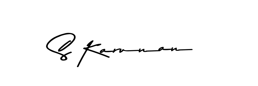 This is the best signature style for the S Karunan name. Also you like these signature font (Asem Kandis PERSONAL USE). Mix name signature. S Karunan signature style 9 images and pictures png