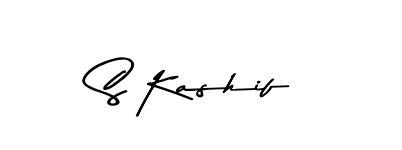 Create a beautiful signature design for name S Kashif. With this signature (Asem Kandis PERSONAL USE) fonts, you can make a handwritten signature for free. S Kashif signature style 9 images and pictures png