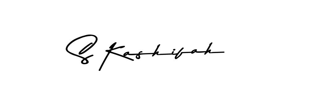 Create a beautiful signature design for name S Kashifah. With this signature (Asem Kandis PERSONAL USE) fonts, you can make a handwritten signature for free. S Kashifah signature style 9 images and pictures png