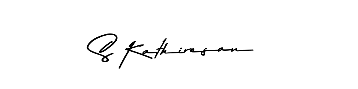 Use a signature maker to create a handwritten signature online. With this signature software, you can design (Asem Kandis PERSONAL USE) your own signature for name S Kathiresan. S Kathiresan signature style 9 images and pictures png