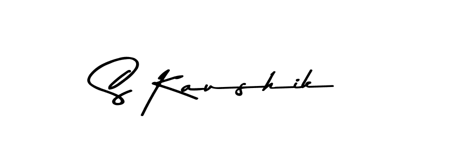 S Kaushik stylish signature style. Best Handwritten Sign (Asem Kandis PERSONAL USE) for my name. Handwritten Signature Collection Ideas for my name S Kaushik. S Kaushik signature style 9 images and pictures png