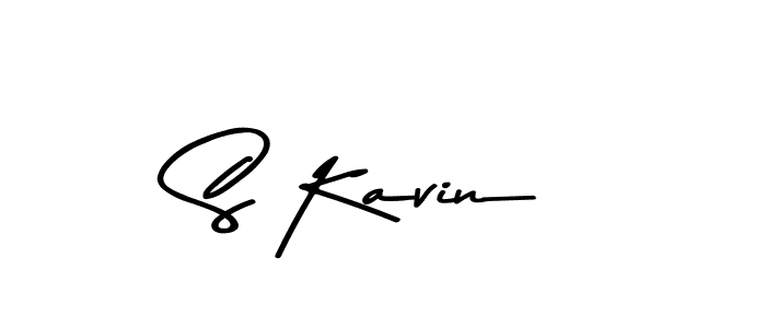 Also we have S Kavin name is the best signature style. Create professional handwritten signature collection using Asem Kandis PERSONAL USE autograph style. S Kavin signature style 9 images and pictures png
