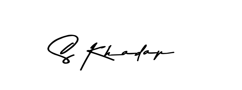 You should practise on your own different ways (Asem Kandis PERSONAL USE) to write your name (S Khadap) in signature. don't let someone else do it for you. S Khadap signature style 9 images and pictures png