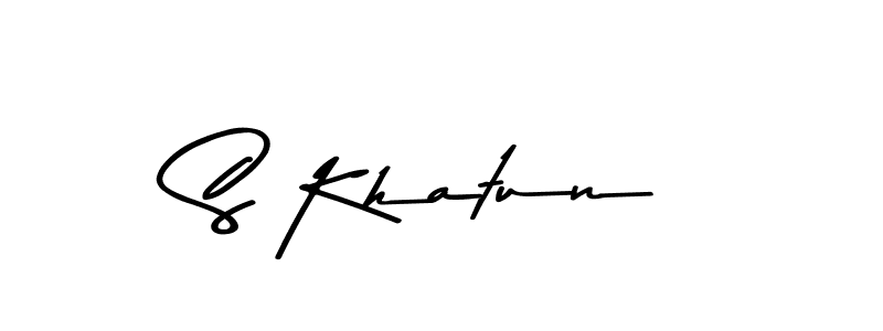 S Khatun stylish signature style. Best Handwritten Sign (Asem Kandis PERSONAL USE) for my name. Handwritten Signature Collection Ideas for my name S Khatun. S Khatun signature style 9 images and pictures png