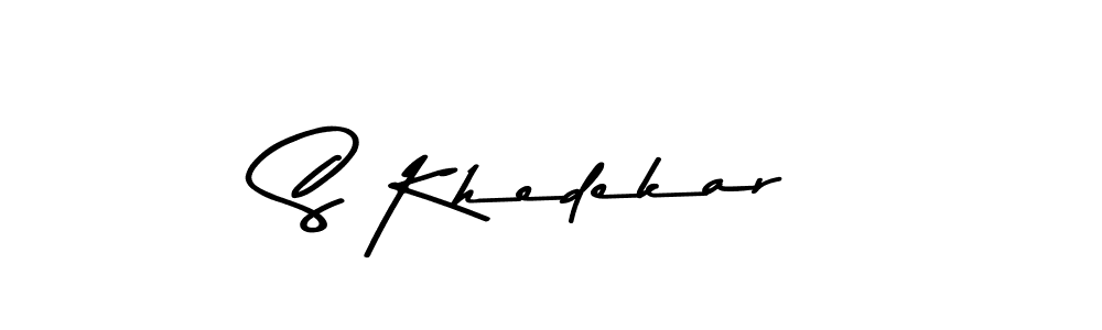 How to make S Khedekar signature? Asem Kandis PERSONAL USE is a professional autograph style. Create handwritten signature for S Khedekar name. S Khedekar signature style 9 images and pictures png