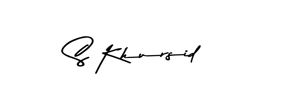 Here are the top 10 professional signature styles for the name S Khursid. These are the best autograph styles you can use for your name. S Khursid signature style 9 images and pictures png