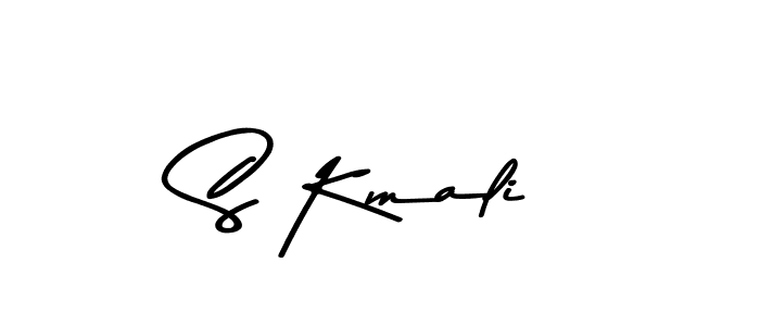 Make a beautiful signature design for name S Kmali. With this signature (Asem Kandis PERSONAL USE) style, you can create a handwritten signature for free. S Kmali signature style 9 images and pictures png