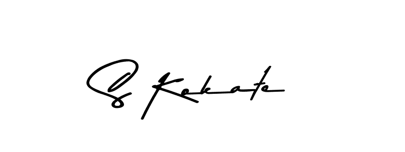 This is the best signature style for the S Kokate name. Also you like these signature font (Asem Kandis PERSONAL USE). Mix name signature. S Kokate signature style 9 images and pictures png