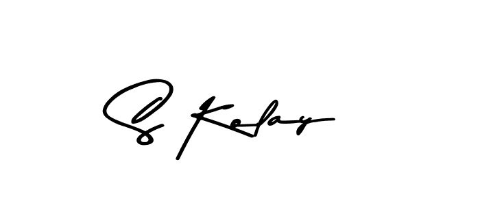 Asem Kandis PERSONAL USE is a professional signature style that is perfect for those who want to add a touch of class to their signature. It is also a great choice for those who want to make their signature more unique. Get S Kolay name to fancy signature for free. S Kolay signature style 9 images and pictures png