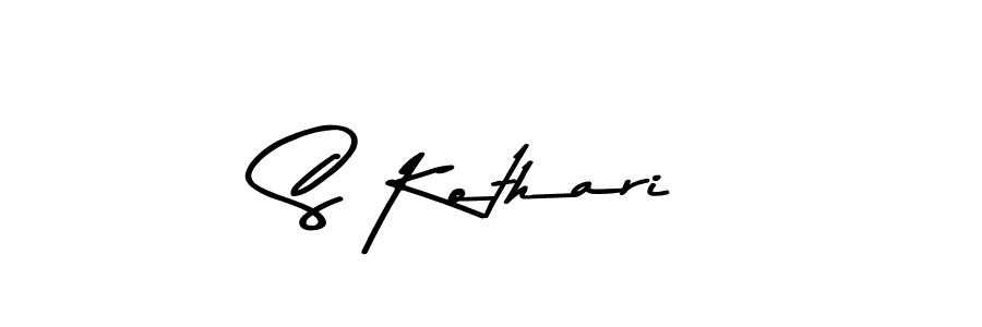 Asem Kandis PERSONAL USE is a professional signature style that is perfect for those who want to add a touch of class to their signature. It is also a great choice for those who want to make their signature more unique. Get S Kothari name to fancy signature for free. S Kothari signature style 9 images and pictures png