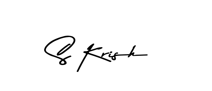 Also You can easily find your signature by using the search form. We will create S Krish name handwritten signature images for you free of cost using Asem Kandis PERSONAL USE sign style. S Krish signature style 9 images and pictures png