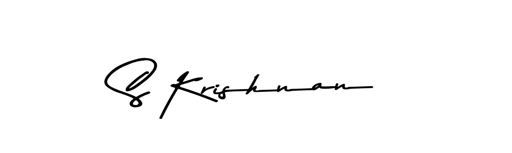 S Krishnan stylish signature style. Best Handwritten Sign (Asem Kandis PERSONAL USE) for my name. Handwritten Signature Collection Ideas for my name S Krishnan. S Krishnan signature style 9 images and pictures png