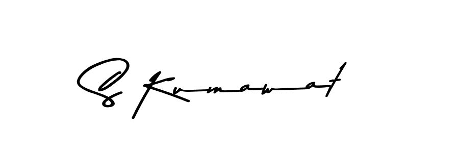 Use a signature maker to create a handwritten signature online. With this signature software, you can design (Asem Kandis PERSONAL USE) your own signature for name S Kumawat. S Kumawat signature style 9 images and pictures png