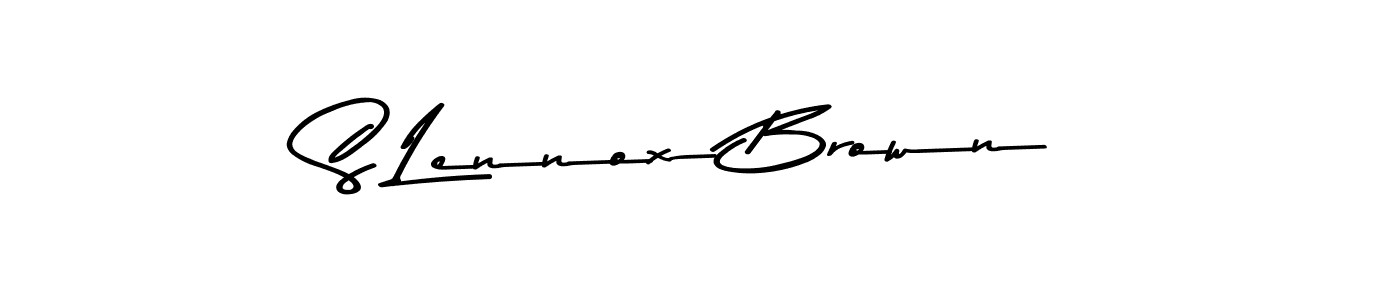 Also we have S Lennox Brown name is the best signature style. Create professional handwritten signature collection using Asem Kandis PERSONAL USE autograph style. S Lennox Brown signature style 9 images and pictures png