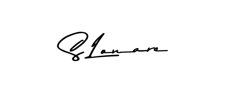 Design your own signature with our free online signature maker. With this signature software, you can create a handwritten (Asem Kandis PERSONAL USE) signature for name S Lonare. S Lonare signature style 9 images and pictures png