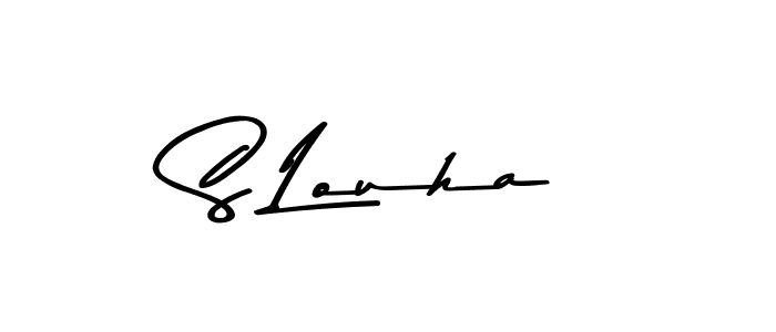 S Louha stylish signature style. Best Handwritten Sign (Asem Kandis PERSONAL USE) for my name. Handwritten Signature Collection Ideas for my name S Louha. S Louha signature style 9 images and pictures png