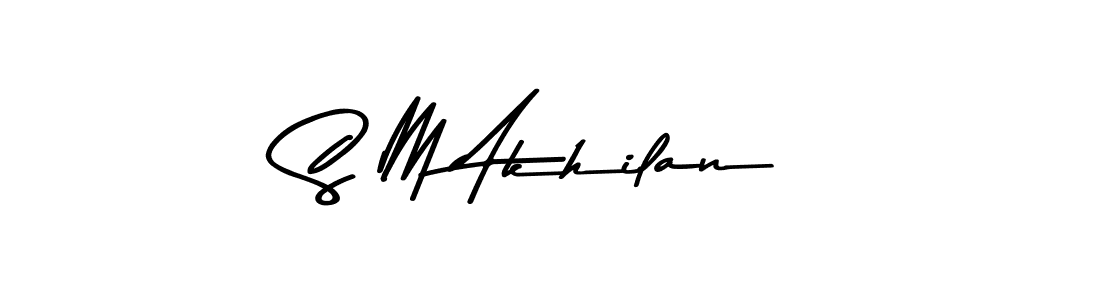 if you are searching for the best signature style for your name S M Akhilan. so please give up your signature search. here we have designed multiple signature styles  using Asem Kandis PERSONAL USE. S M Akhilan signature style 9 images and pictures png