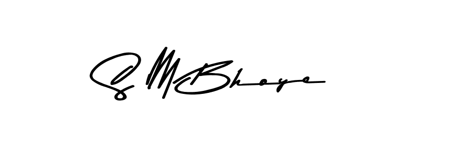Make a beautiful signature design for name S M Bhoye. Use this online signature maker to create a handwritten signature for free. S M Bhoye signature style 9 images and pictures png