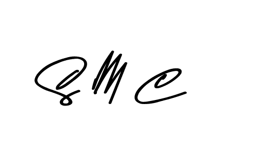 S M C stylish signature style. Best Handwritten Sign (Asem Kandis PERSONAL USE) for my name. Handwritten Signature Collection Ideas for my name S M C. S M C signature style 9 images and pictures png