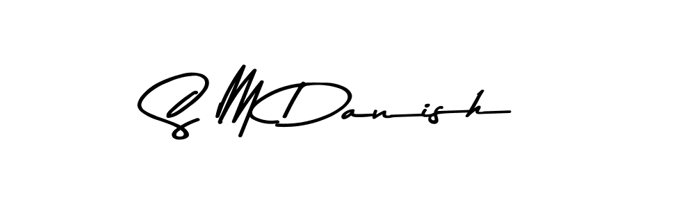 Use a signature maker to create a handwritten signature online. With this signature software, you can design (Asem Kandis PERSONAL USE) your own signature for name S M Danish. S M Danish signature style 9 images and pictures png