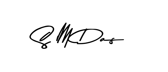 Make a beautiful signature design for name S M Das. With this signature (Asem Kandis PERSONAL USE) style, you can create a handwritten signature for free. S M Das signature style 9 images and pictures png