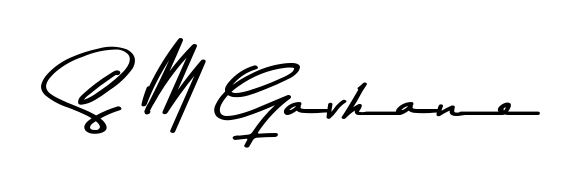 Similarly Asem Kandis PERSONAL USE is the best handwritten signature design. Signature creator online. You can use it as an online autograph creator for name S M Gavhane. S M Gavhane signature style 9 images and pictures png