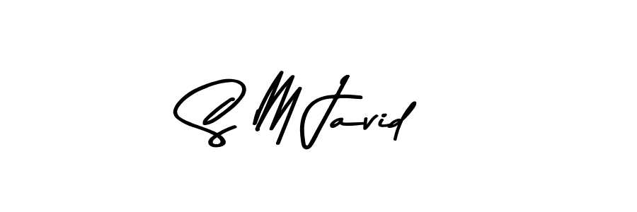 Use a signature maker to create a handwritten signature online. With this signature software, you can design (Asem Kandis PERSONAL USE) your own signature for name S M Javid. S M Javid signature style 9 images and pictures png