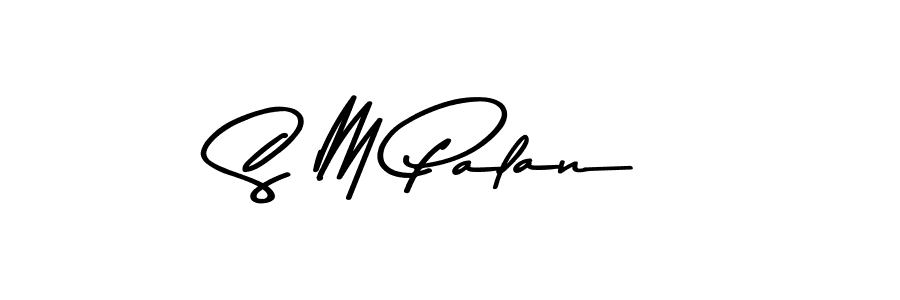 Make a beautiful signature design for name S M Palan. Use this online signature maker to create a handwritten signature for free. S M Palan signature style 9 images and pictures png