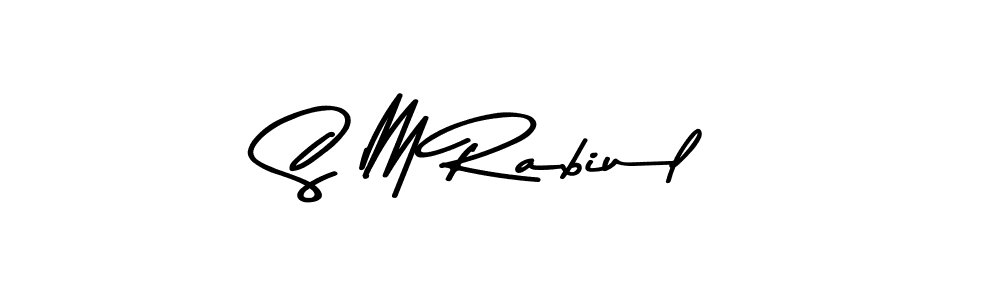 S M Rabiul stylish signature style. Best Handwritten Sign (Asem Kandis PERSONAL USE) for my name. Handwritten Signature Collection Ideas for my name S M Rabiul. S M Rabiul signature style 9 images and pictures png