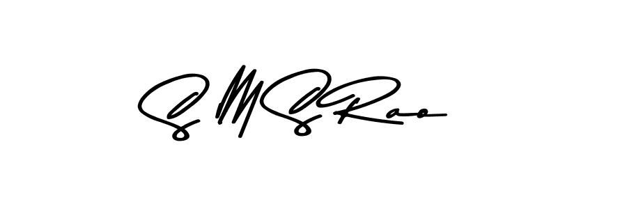 Design your own signature with our free online signature maker. With this signature software, you can create a handwritten (Asem Kandis PERSONAL USE) signature for name S M S Rao. S M S Rao signature style 9 images and pictures png