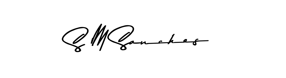 if you are searching for the best signature style for your name S M Sanches. so please give up your signature search. here we have designed multiple signature styles  using Asem Kandis PERSONAL USE. S M Sanches signature style 9 images and pictures png
