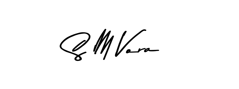 The best way (Asem Kandis PERSONAL USE) to make a short signature is to pick only two or three words in your name. The name S M Vora include a total of six letters. For converting this name. S M Vora signature style 9 images and pictures png