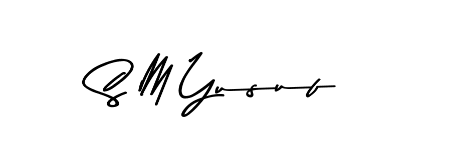 This is the best signature style for the S M Yusuf name. Also you like these signature font (Asem Kandis PERSONAL USE). Mix name signature. S M Yusuf signature style 9 images and pictures png