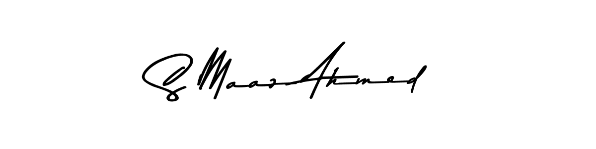 Here are the top 10 professional signature styles for the name S Maaz Ahmed. These are the best autograph styles you can use for your name. S Maaz Ahmed signature style 9 images and pictures png